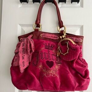 Vintage juicy couture velour bag